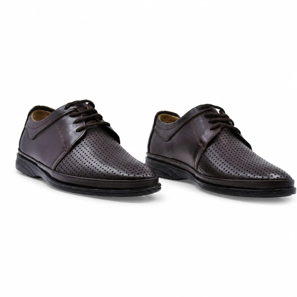 Pantofi barbati casual Goretti piele naturala B28-650-7 maro