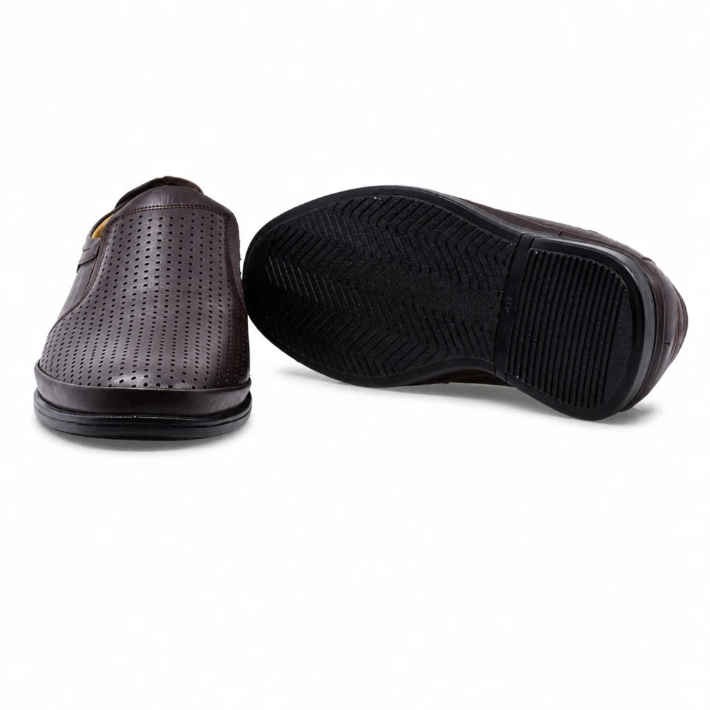 Pantofi barbati casual Goretti piele naturala B28-651-2 maro