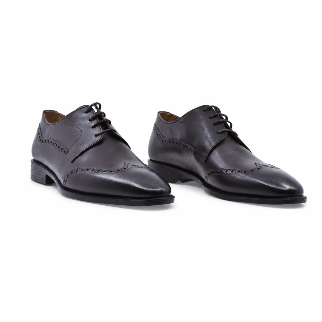 Pantofi barbati eleganti Goretti piele naturala B38-2-126 maro