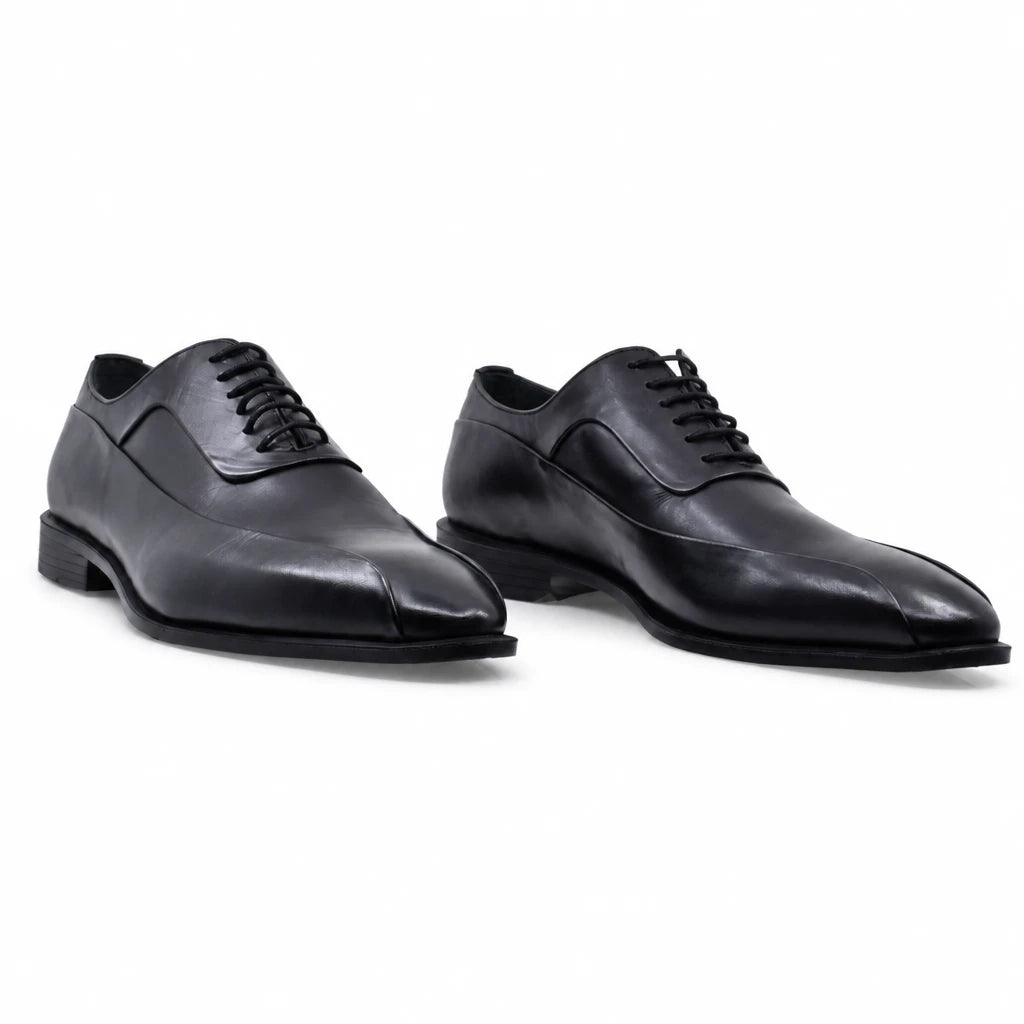 Pantofi barbati eleganti Goretti piele naturala B38-2-143 negri