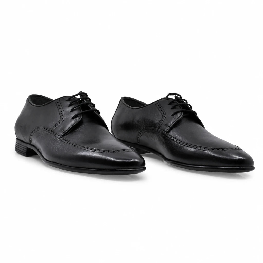 Pantofi barbati eleganti Goretti piele naturala B38-19-55 negri