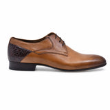 Pantofi barbati eleganti Goretti piele naturala B43702 coniac