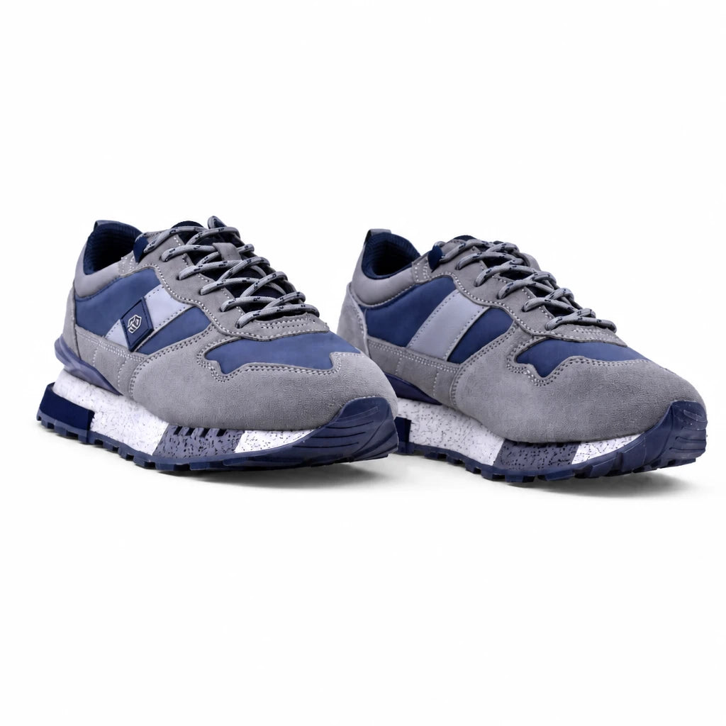Pantofi barbati sport Goretti piele intoarsa B110-2024-23M854 gri