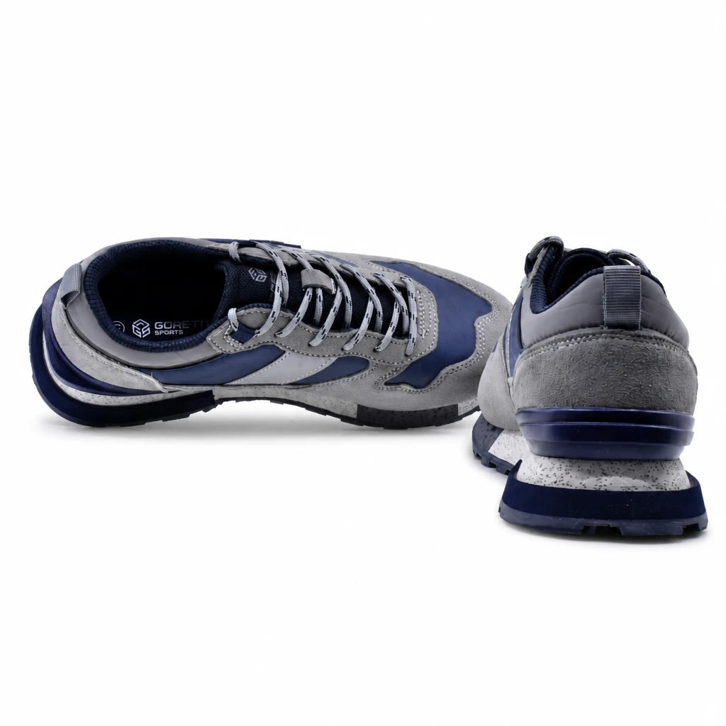 Pantofi barbati sport Goretti piele intoarsa B110-2024-23M854 gri
