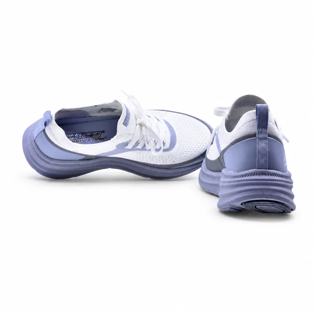Pantofi Dama Sport SKECHERS Memory foam D1-117759 alb/blue
