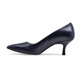 Pantofi dama eleganti Guban piele naturala D1414 bleumarin