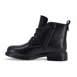Ghete dama casual Anna Viotti piele naturala D111-B6181 negre