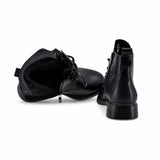 Ghete dama casual Anna Viotti piele naturala D111-B6181 negre