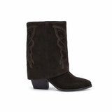 Cizme Dama Casual Anna Viotti Piele Intoarsa D115-2380-29R-01 maro