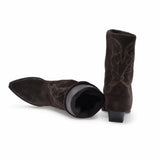 Cizme Dama Casual Anna Viotti Piele Intoarsa D115-2380-29R-01 maro