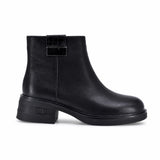 Ghete dama casual Anna Viotti piele naturala D125-5J148-R03 negre