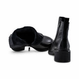 Ghete dama casual Anna Viotti piele naturala D125-5J223-R01 negre