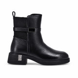 Ghete dama casual Anna Viotti piele naturala D125-5J302-B01 negre