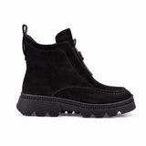 Ghete dama casual Anna Viotti piele intoarsa D125-5J330-R01B maro