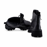 Ghete dama casual Anna Viotti piele naturala D123-Y777-4A780-N219 negre