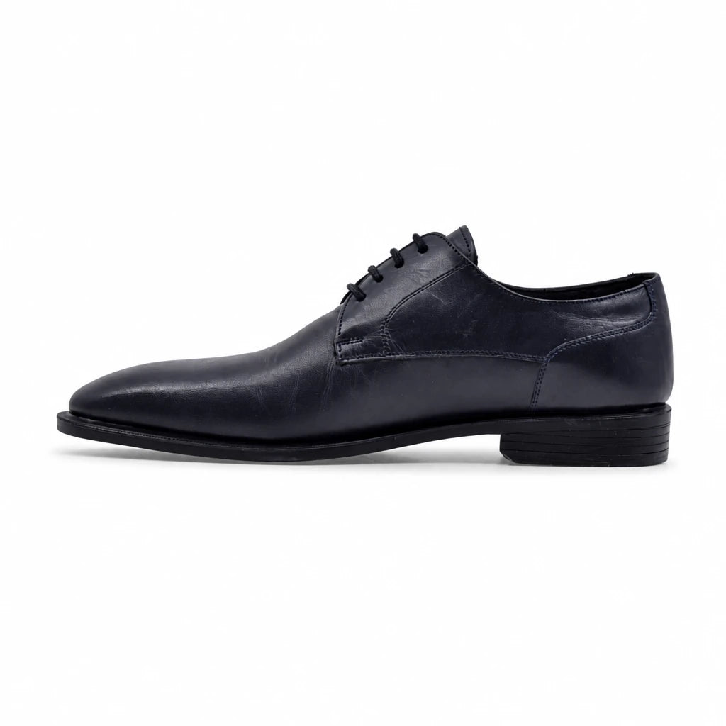 Pantofi barbati eleganti Goretti piele naturala B38-2-127 bleumarin