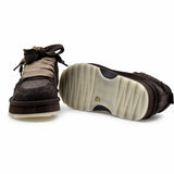 Pantofi dama casual Anna Viotti piele intoarsa D113-2682 maro