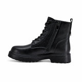 Ghete dama casual Anna Viotti piele naturala D111-2E18520-1 negre