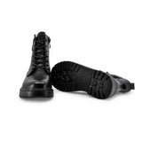 Ghete dama casual Anna Viotti piele naturala D111-2E18520-1 negre