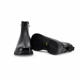 Ghete dama casual Anna Viotti piele naturala D111-5E05869-1 negre