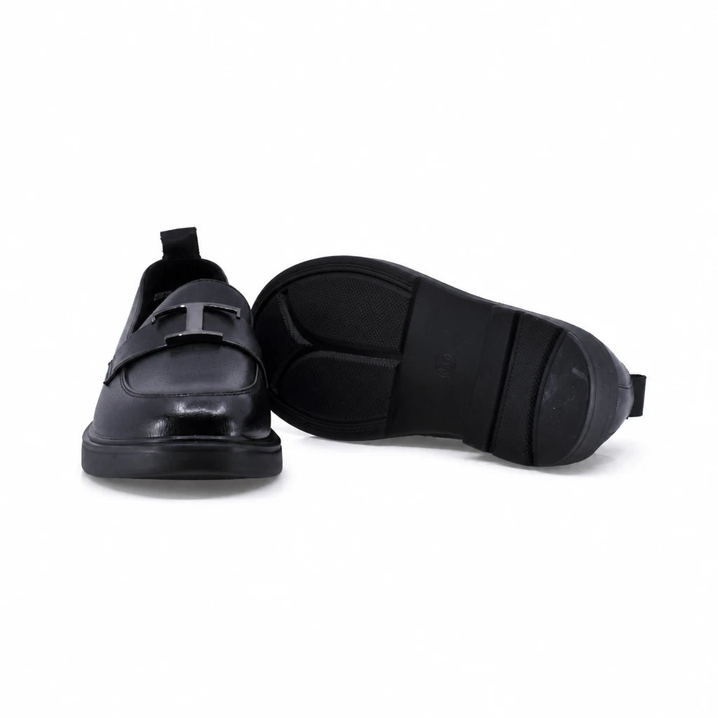 Pantofi dama casual Anna Viotti piele naturala D111-5H23908-6 negri