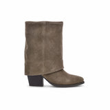 Cizme Dama Casual Anna Viotti Piele Intoarsa D115-2380-29R-02 kaki