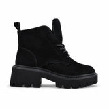 Ghete dama casual Anna Viotti piele intoarsa D123-Y777-4A780-Y36 negre
