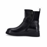 Ghete dama casual Anna Viotti piele naturala D125-5J197-B05A negre