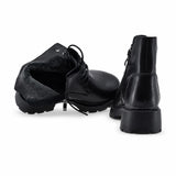 Ghete dama casual Anna Viotti piele naturala D111-3E10653-72 negre