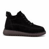 Ghete dama casual Anna Viotti piele intoarsa D111-G26AW-4-2 maro