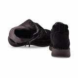 Ghete dama casual Anna Viotti piele intoarsa D111-G26AW-4-2 maro
