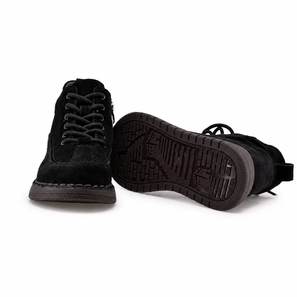 Ghete dama casual Anna Viotti piele intoarsa D111-G26AW-4-2 maro