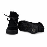 Ghete dama casual Anna Viotti piele intoarsa D121-DS4256C negre