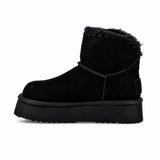 Ghete dama casual Anna Viotti piele intoarsa D121-DS5382A negre