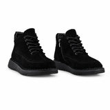 Ghete dama casual Anna Viotti piele intoarsa D111-G26AW-4-1 negre