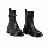 Ghete dama casual Anna Viotti piele naturala D123-Y766-7A77-M2198-A15 negre