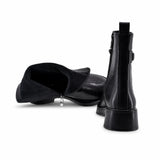 Ghete dama casual Anna Viotti piele naturala D123-Y766-7A77-M2198-A15 negre