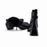 Botine dama elegante Anna Viotti piele naturala D123-Y780-6A752-H686-C165 negre