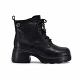 Ghete dama casual Anna Viotti piele naturala D111-5F83907-1 negre