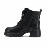 Ghete dama casual Anna Viotti piele naturala D111-5F83907-1 negre