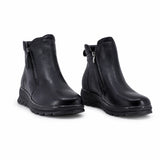 Ghete dama casual Anna Viotti piele naturala D111-G26AW-2-1 negre
