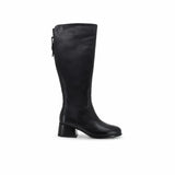 Cizme dama elegante Anna Viotti piele naturala D125-5J225-B03 negre