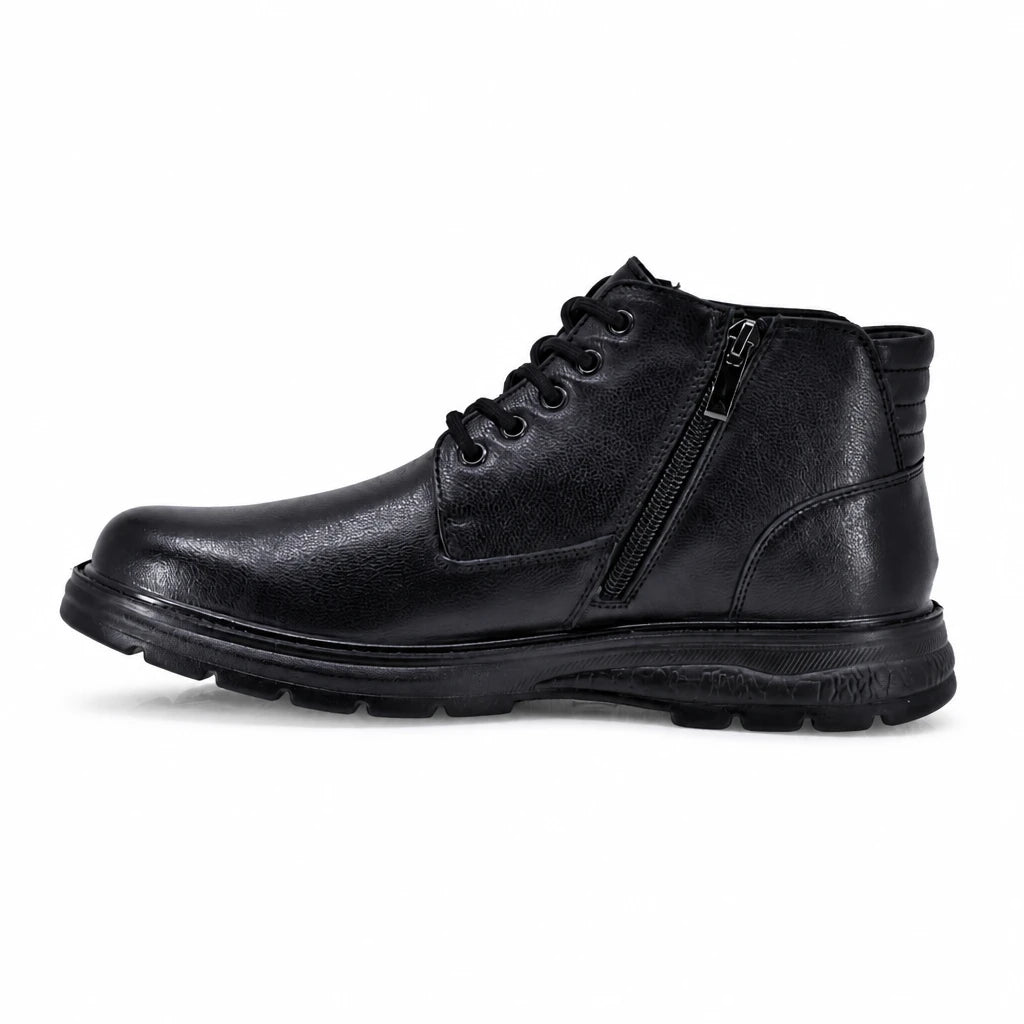 Ghete barbati casual Goretti piele naturala B111-D7701 negre