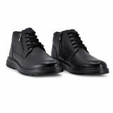 Ghete barbati casual Goretti piele naturala B111-D7701 negre