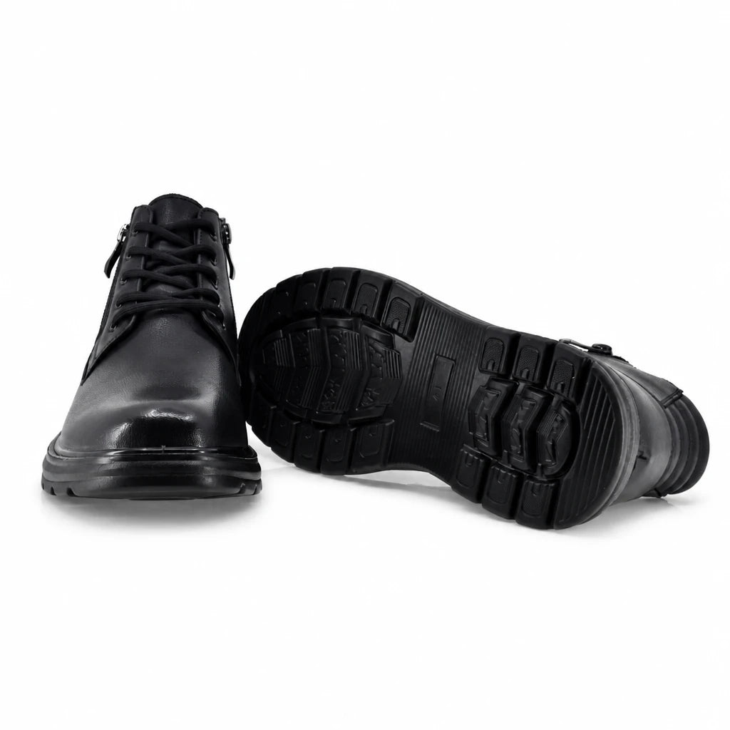 Ghete barbati casual Goretti piele naturala B111-D7701 negre