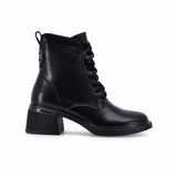Ghete dama casual Anna Viotti piele naturala D106-3000-207 negre