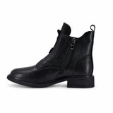 Ghete dama casual Anna Viotti piele naturala D106-F11851-T6152-1 negre