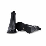Botine dama elegante Anna Viotti piele naturala D106-M1593-Q1370-1 negre