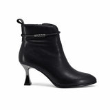 Botine dama elegante Anna Viotti piele naturala D106-8H256-RH1808V-HA negre