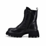 Ghete dama casual Anna Viotti piele naturala D106-F12610-A1496-1 negre